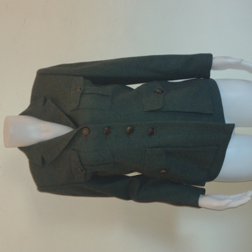 Ralph Lauren petite green equestrian jacket